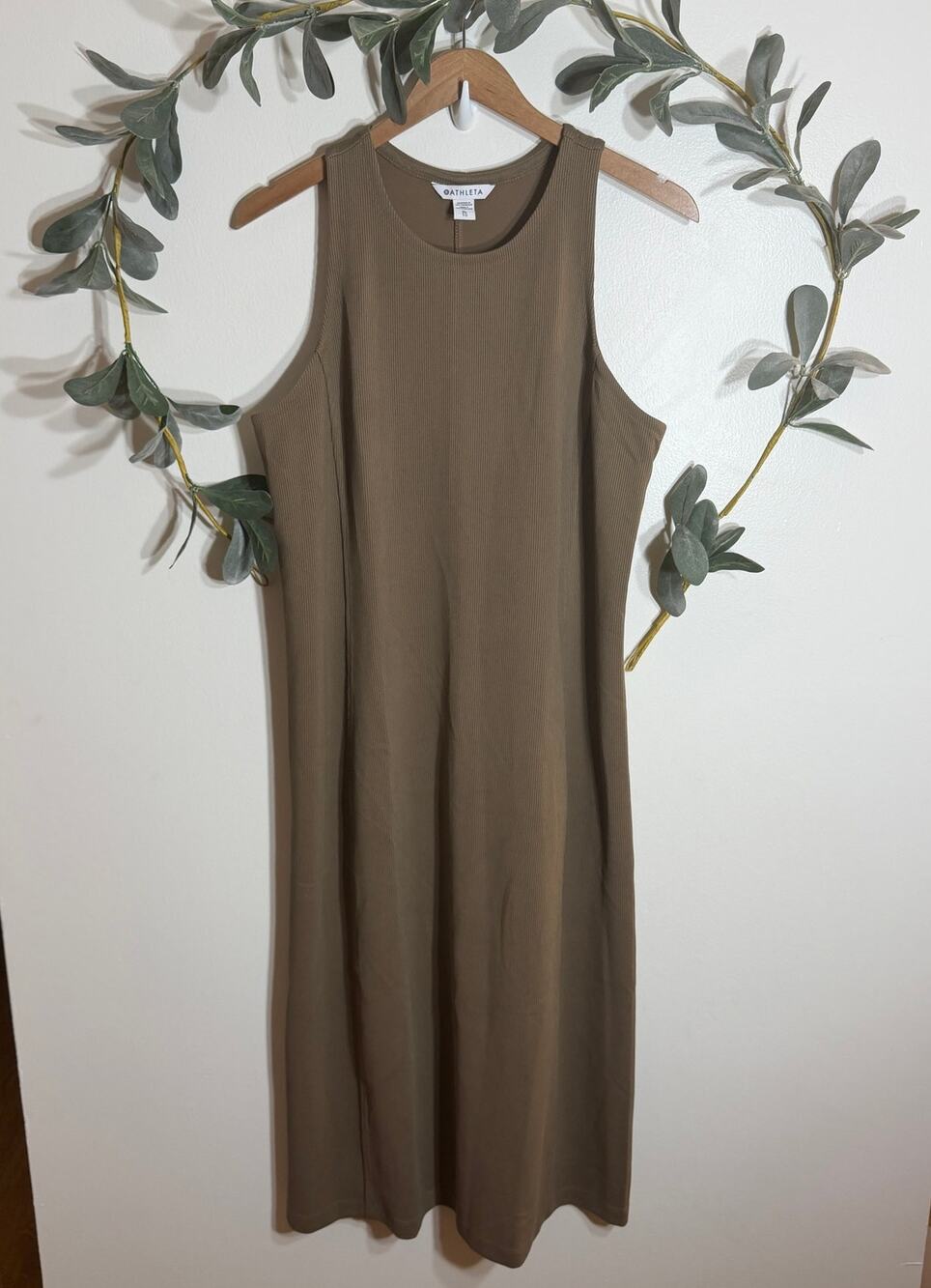 NWT Athleta Seasoft Rib Midi Tank Dress LAST CALL